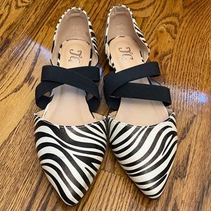 Women’s Zebra Print Flat size 9